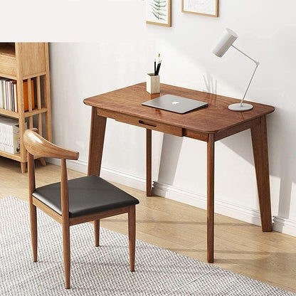 Rukmaajeee Solid Sheesham Wood Study Table | Wooden Laptop Desk &