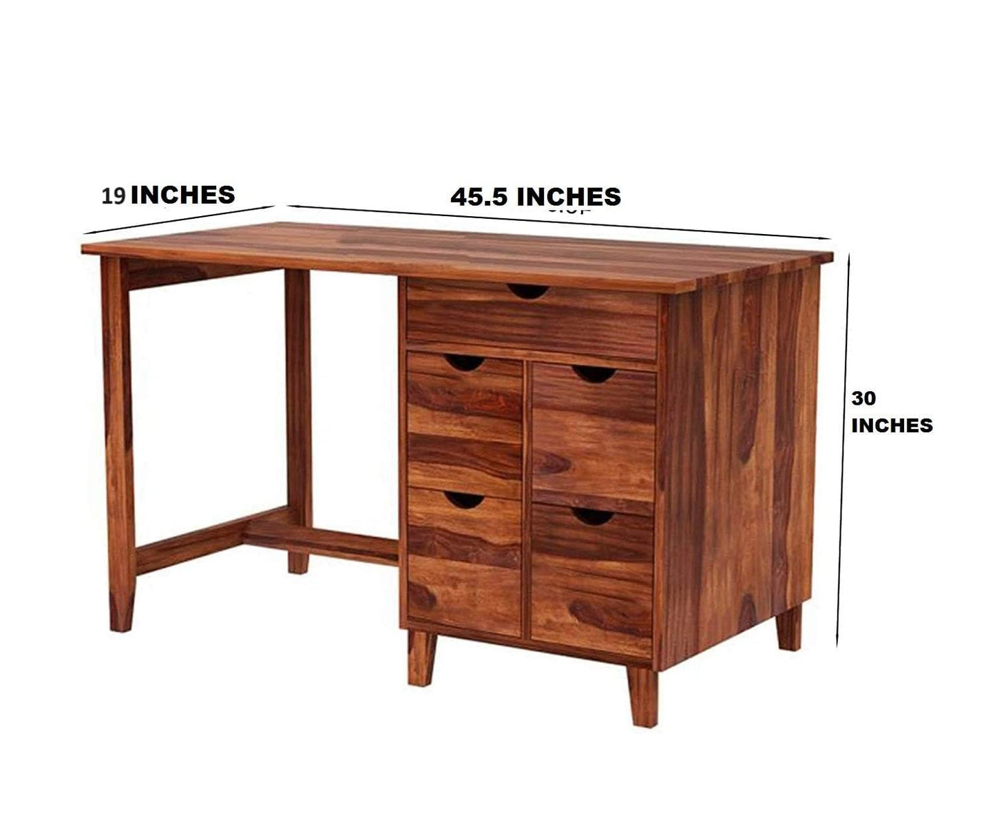 Rukmaajeee Solid Sheesham Wood Study Table | Laptop, Computer &