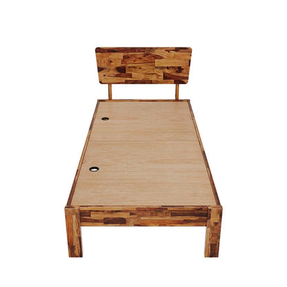 Rukmaajee Solid Sheesham Wood Single Bed for Your Home Designer Single