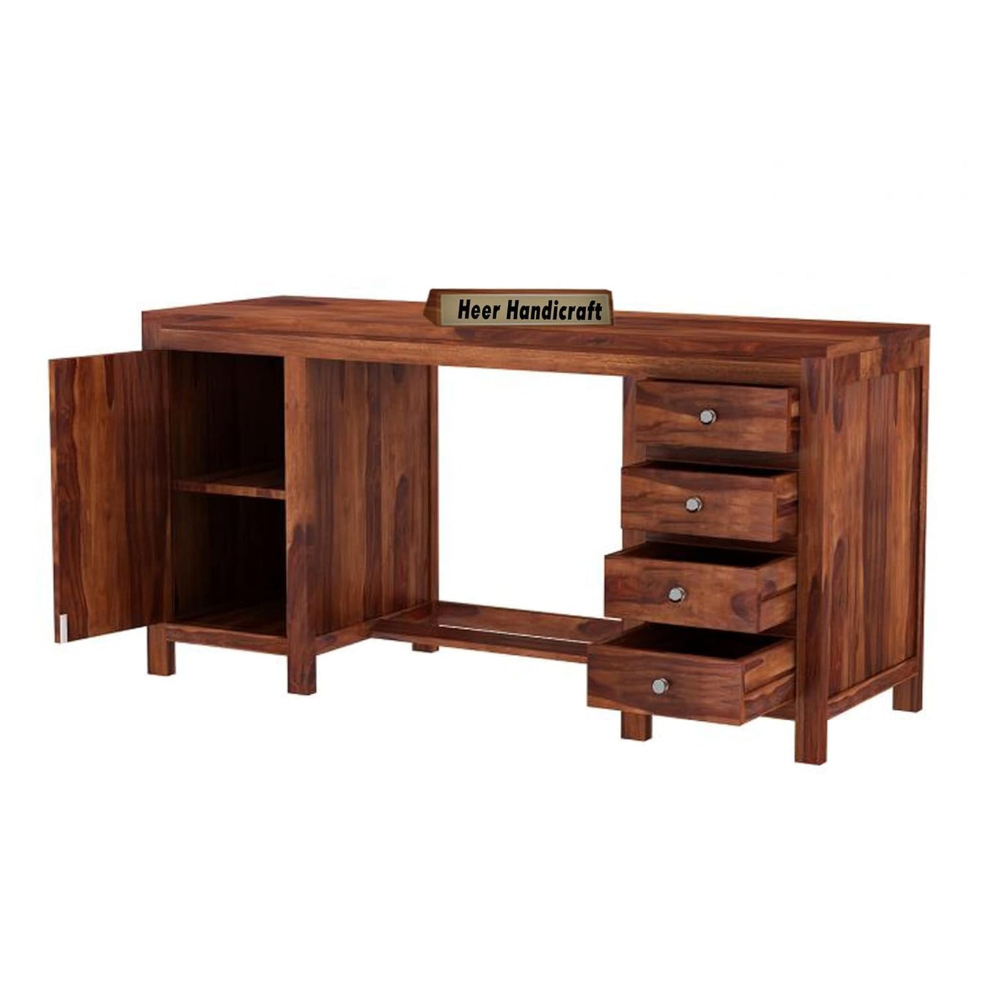 Rukmaajeee Solid Sheesham Wood Study Table | Laptop, Computer &