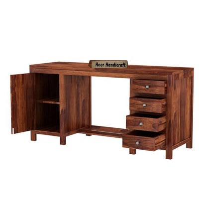 Rukmaajeee Solid Sheesham Wood Study Table | Laptop, Computer &