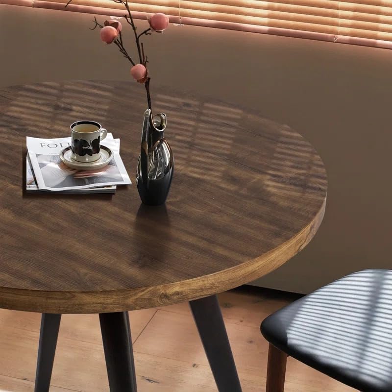Rukmaajeee Solid Wooden 4-Seater Round Dining Table | Dining Room,