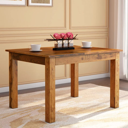 Rukmaajeee Sheesham Wood 4-Seater Dining Table | Solid Wood Dining