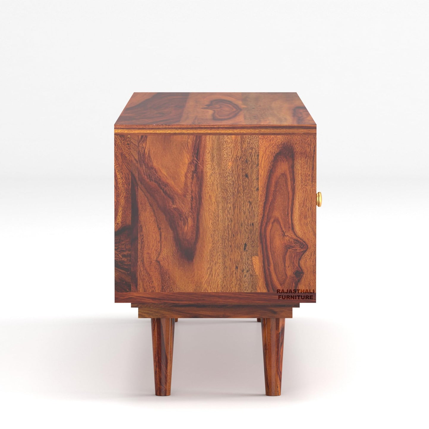 Rukmaajee Sheesham Wood TV Unit for Living Room | TV Table Wooden