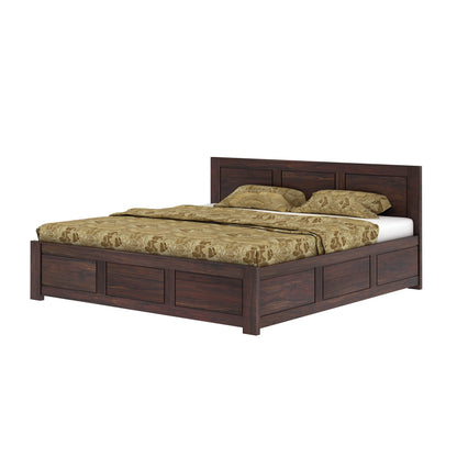 Rukmaajeee Solid Sheesham Wood Bed | Wooden Double Cot Palang for