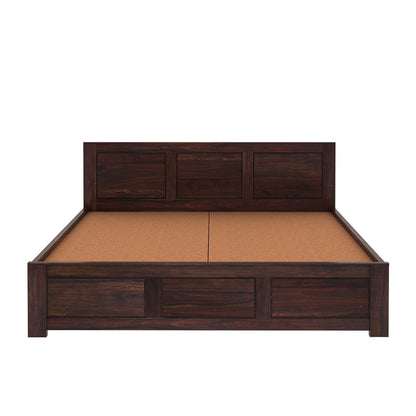 Rukmaajeee Solid Sheesham Wood Bed | Wooden Double Cot Palang for