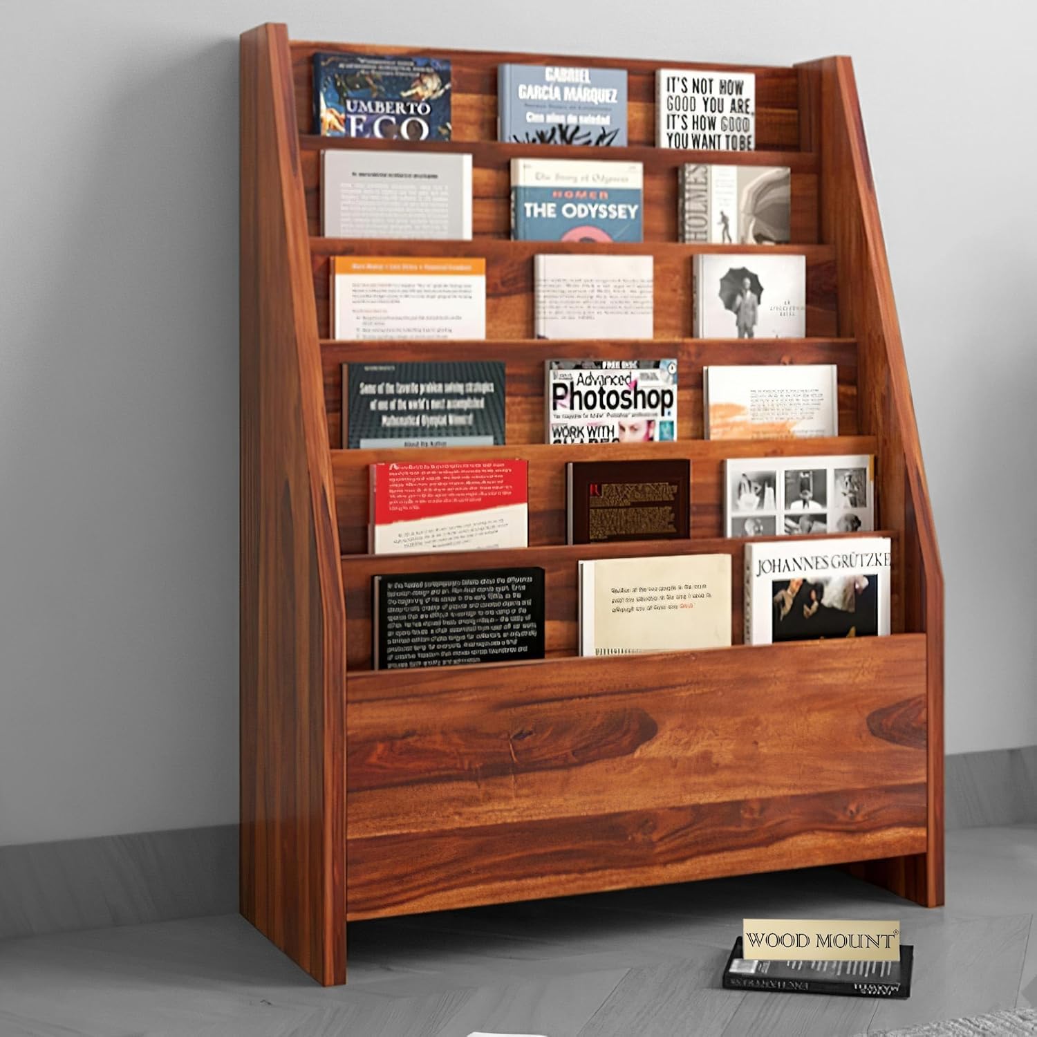 Rukmaajee Bookshelf Sideboard Book Rack for Library Office Home Book