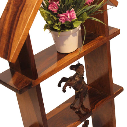Rukmaajee Furniture Wooden Book Shelf for Wall | Wall Mounted