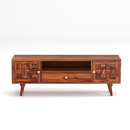 Rukmaajee Sheesham Wood TV Unit for Living Room | TV Table Wooden