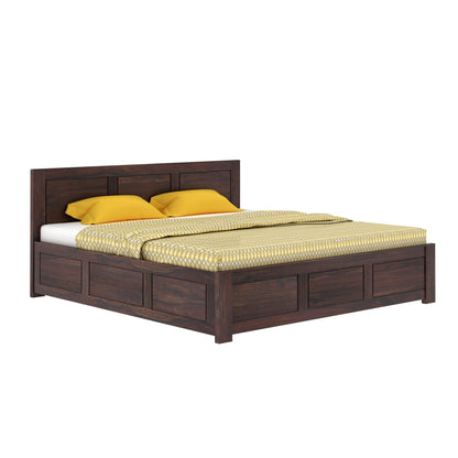 Rukmaajeee Solid Sheesham Wood Bed | Wooden Double Cot Palang for