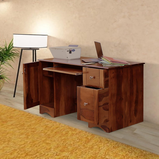 Rukmaajeee Solid Sheesham Wood Study Table | Laptop, Computer &