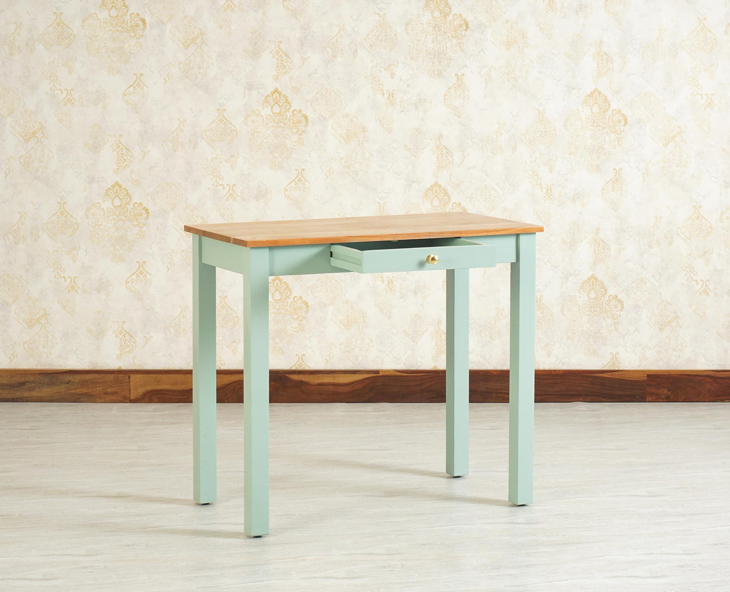 Rukmaajeee Sheesham Wood One Drawer Study Table | Wooden Laptop &