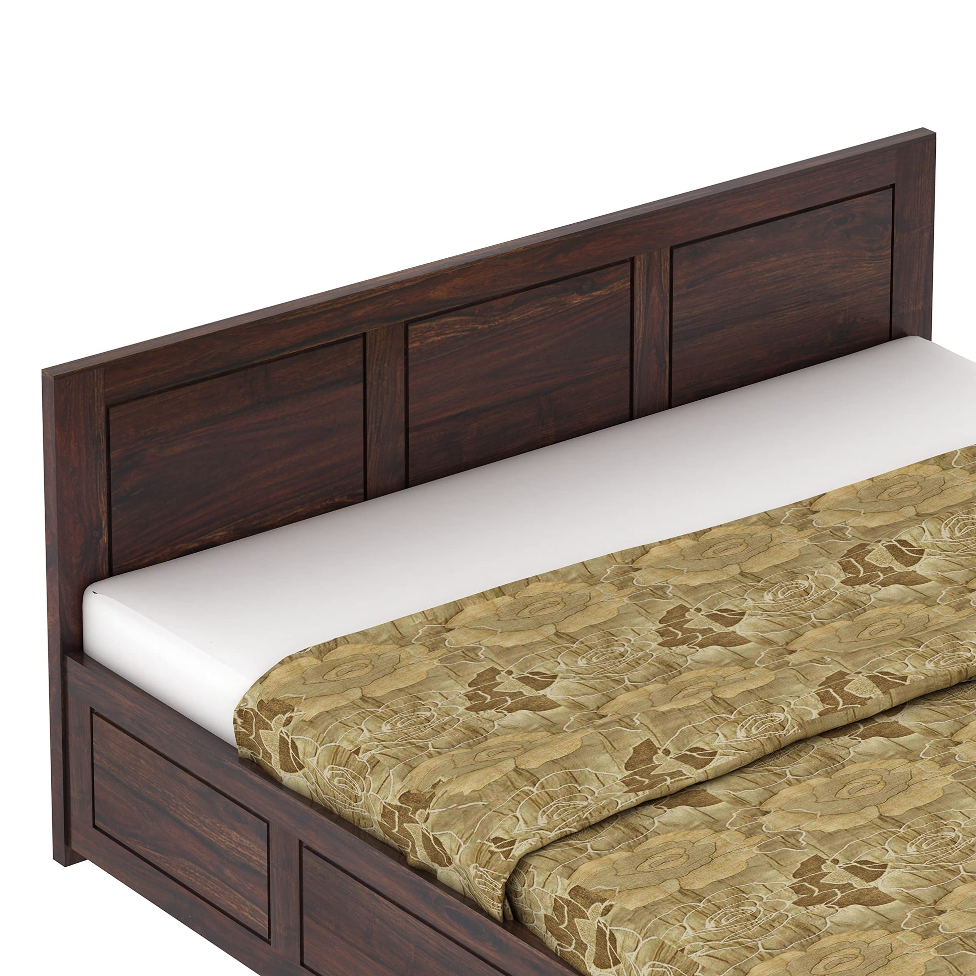 Rukmaajeee Solid Sheesham Wood Bed | Wooden Double Cot Palang for
