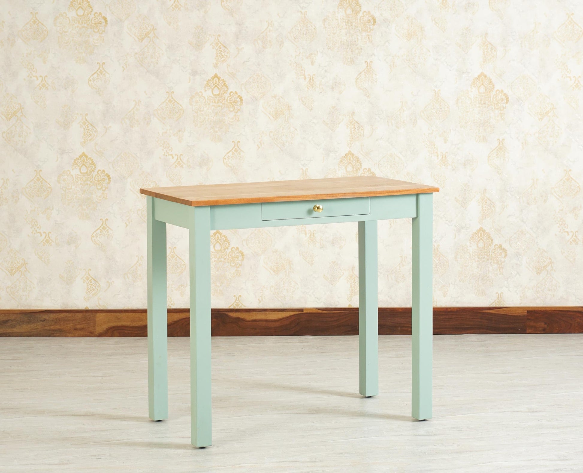 Rukmaajeee Sheesham Wood One Drawer Study Table | Wooden Laptop &