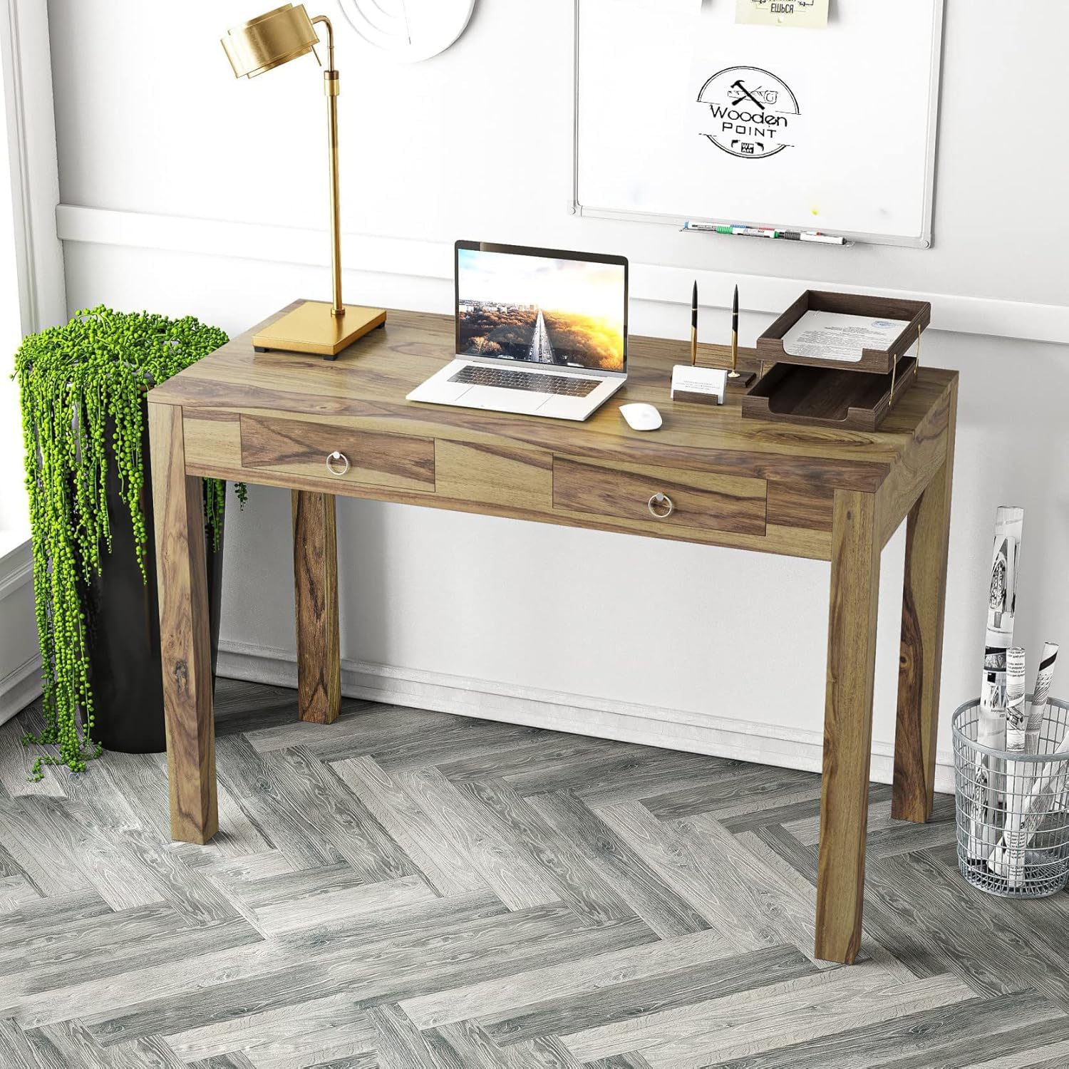 Rukmaajeee Solid Sheesham Wood Study Table | Laptop, Computer &
