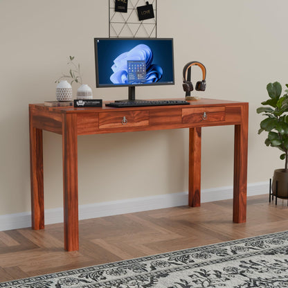 Rukmaajee sheesham Study Table, Computer Desk with 2 Drawers for