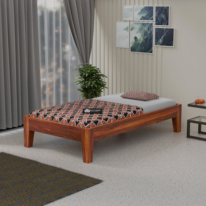 Rukmaajee Solid Wood Divan Bed for Living Room, for Drawing Room,