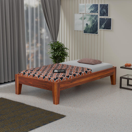 Rukmaajee Solid Wood Divan Bed for Living Room, for Drawing Room,